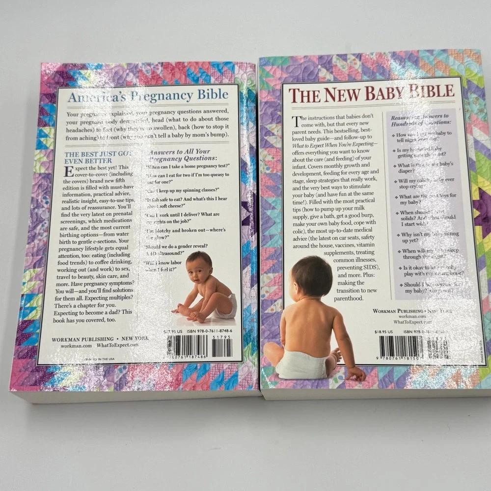 What to Expect When You're Expecting and The First Year Books Parenting Guides‎